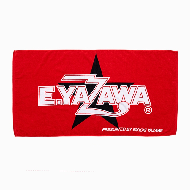 ジュニアビーチタオル(ロゴ星)レッド/ホワイト・ブラック｜DIAMOND