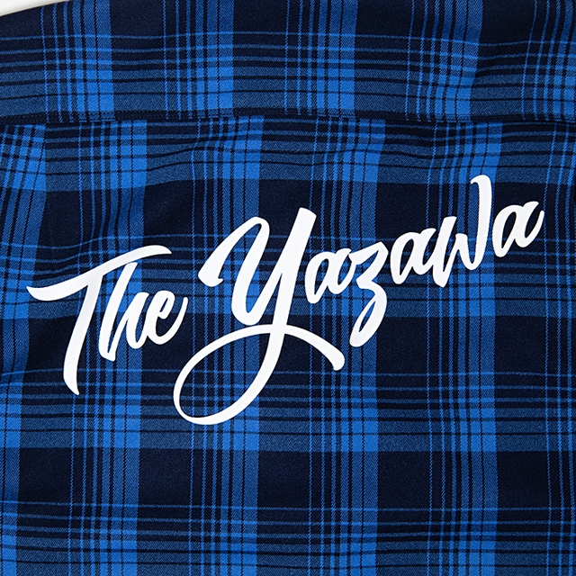 ネルシャツ(THE YAZAWA)ブルー｜DIAMOND MOON通信販売｜矢沢永吉公式サイト