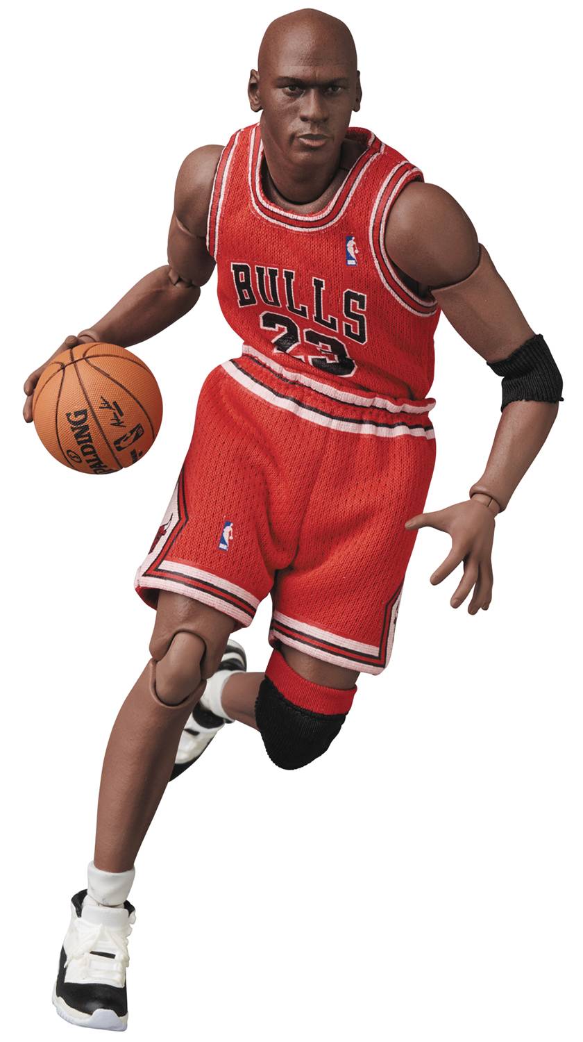 Michael Jordan Chicago Bulls Red Road Uniform MAFEX Action Figure