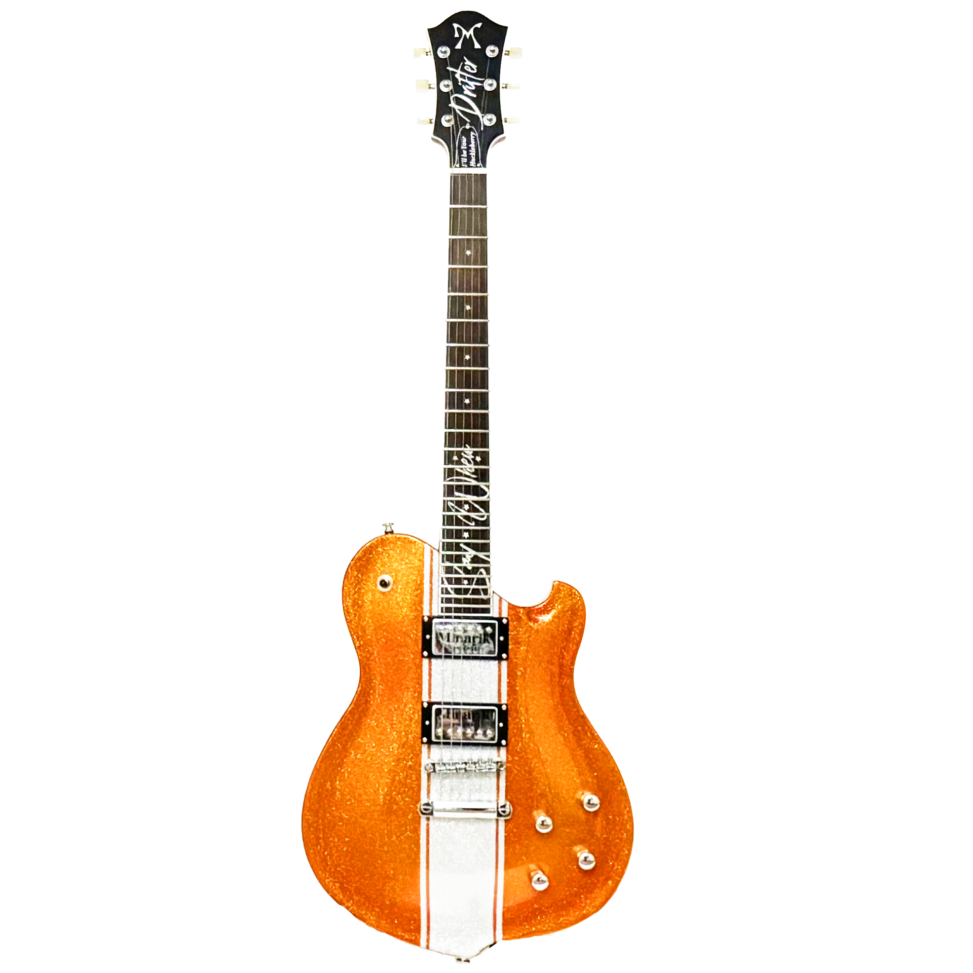 Minarik Drifter - Orange Krush Metallic – Rocket Guitar Emporium