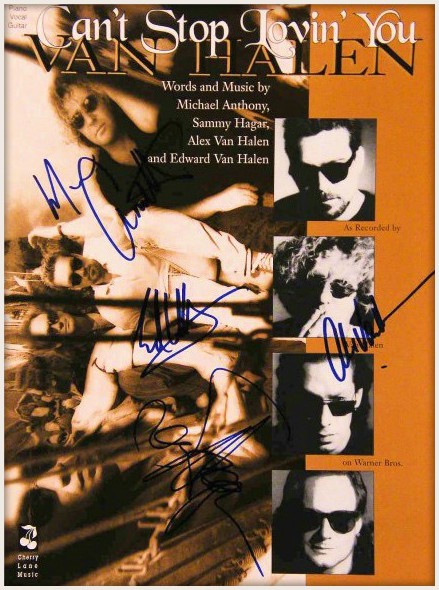 Van Halen – Can't Stop Lovin' You, Edward Van HalenROCK STAR gallery