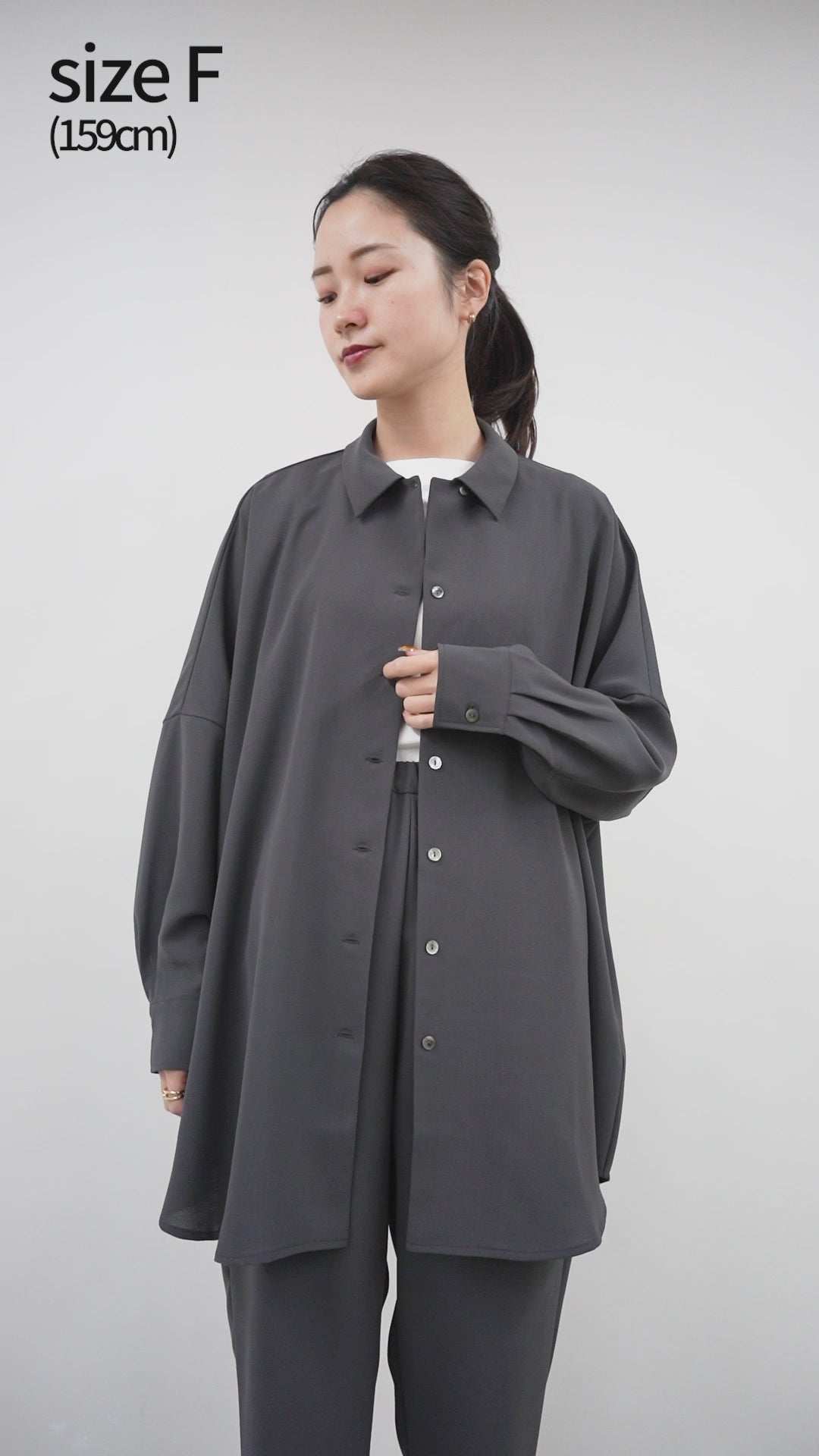 mizuiro ind（ミズイロインド） ワイドシャツ チュニック｜ROCOCO