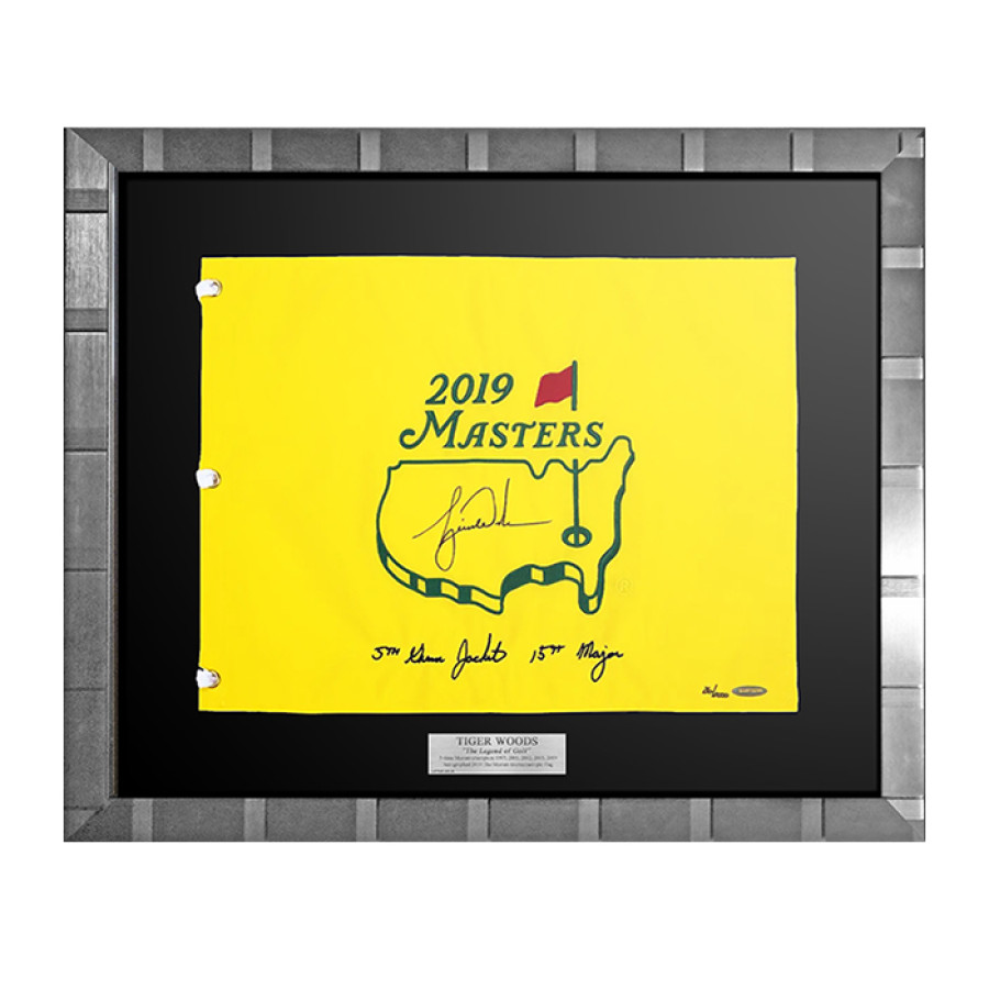 タイガー・ウッズ直筆サイン入り2019年マスターズトーナメントピン