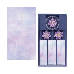 蓮水香 白檀の香り／蓮ローソク（紫） | ご進物（ギフト） | その他