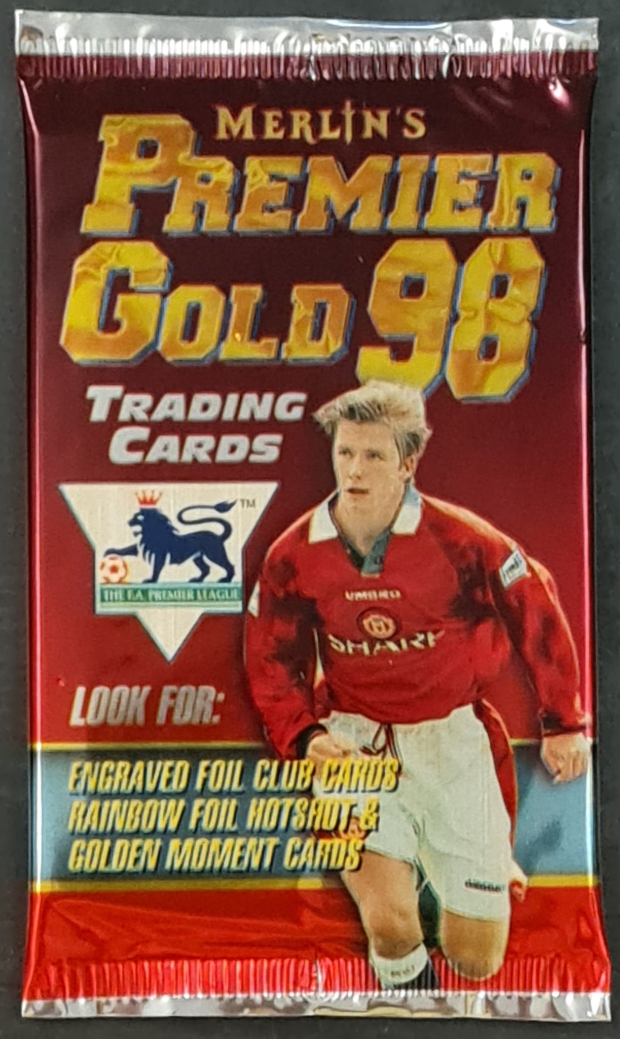 Merlin's Premier Gold 98 Trading Cards (David Beckham Pack