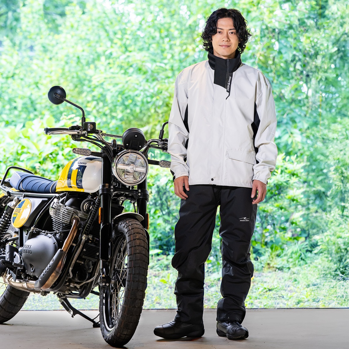 RR7812 デュアルテックス3レイヤーBIBレインスーツ | ラフ＆ロード