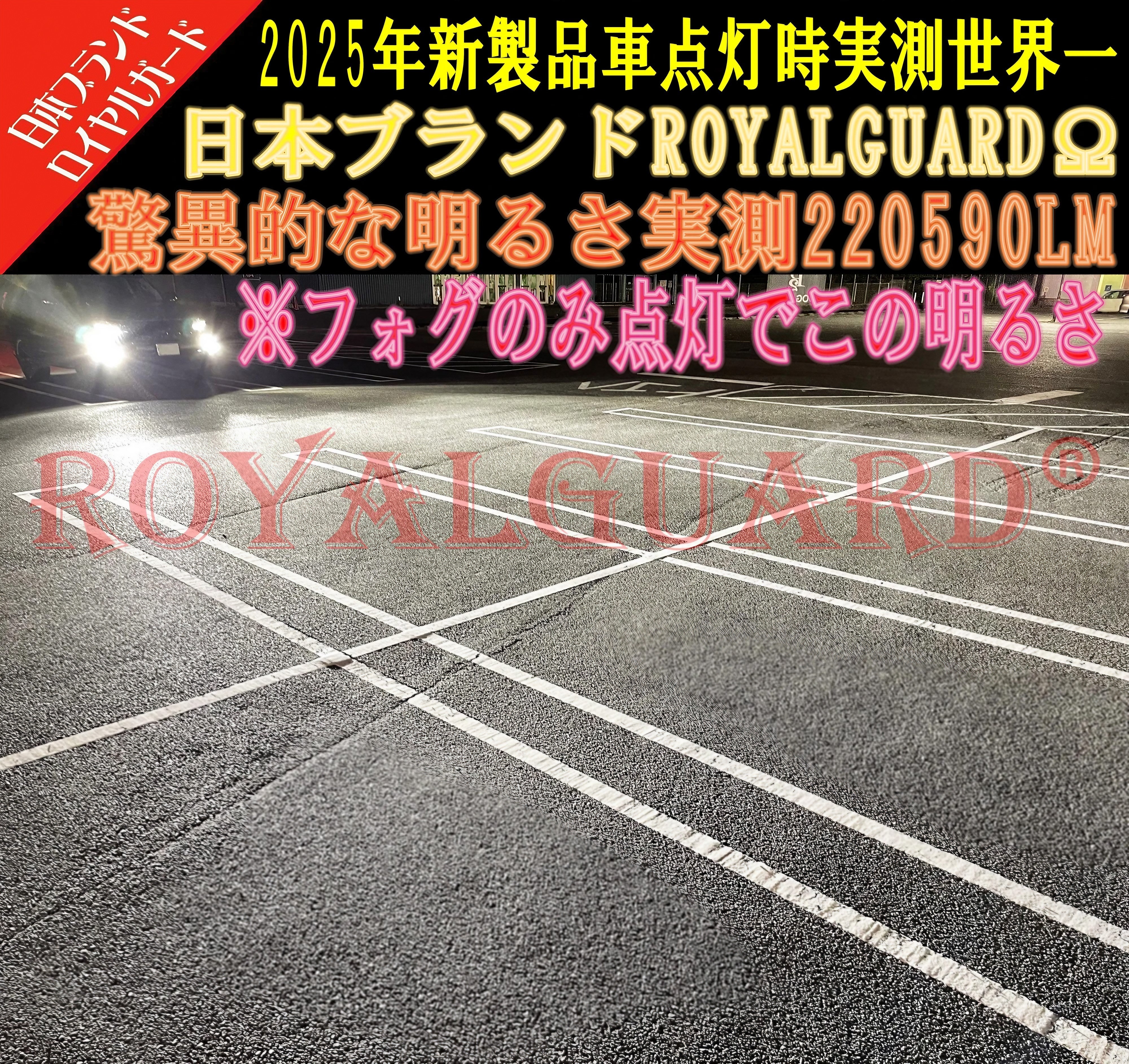 LEDフォグ H8 H11 H16 ホワイト ロイヤルガードΩ 6000k – （公式