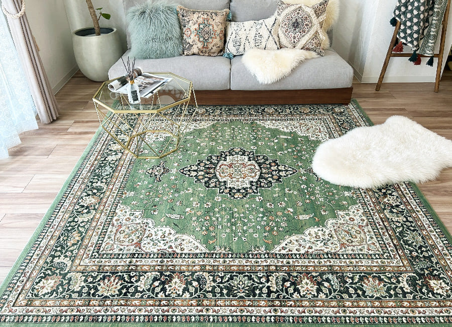 ReCENOベルギー産 ウィルトン織り ラグマット ベルギー産 ラグマット