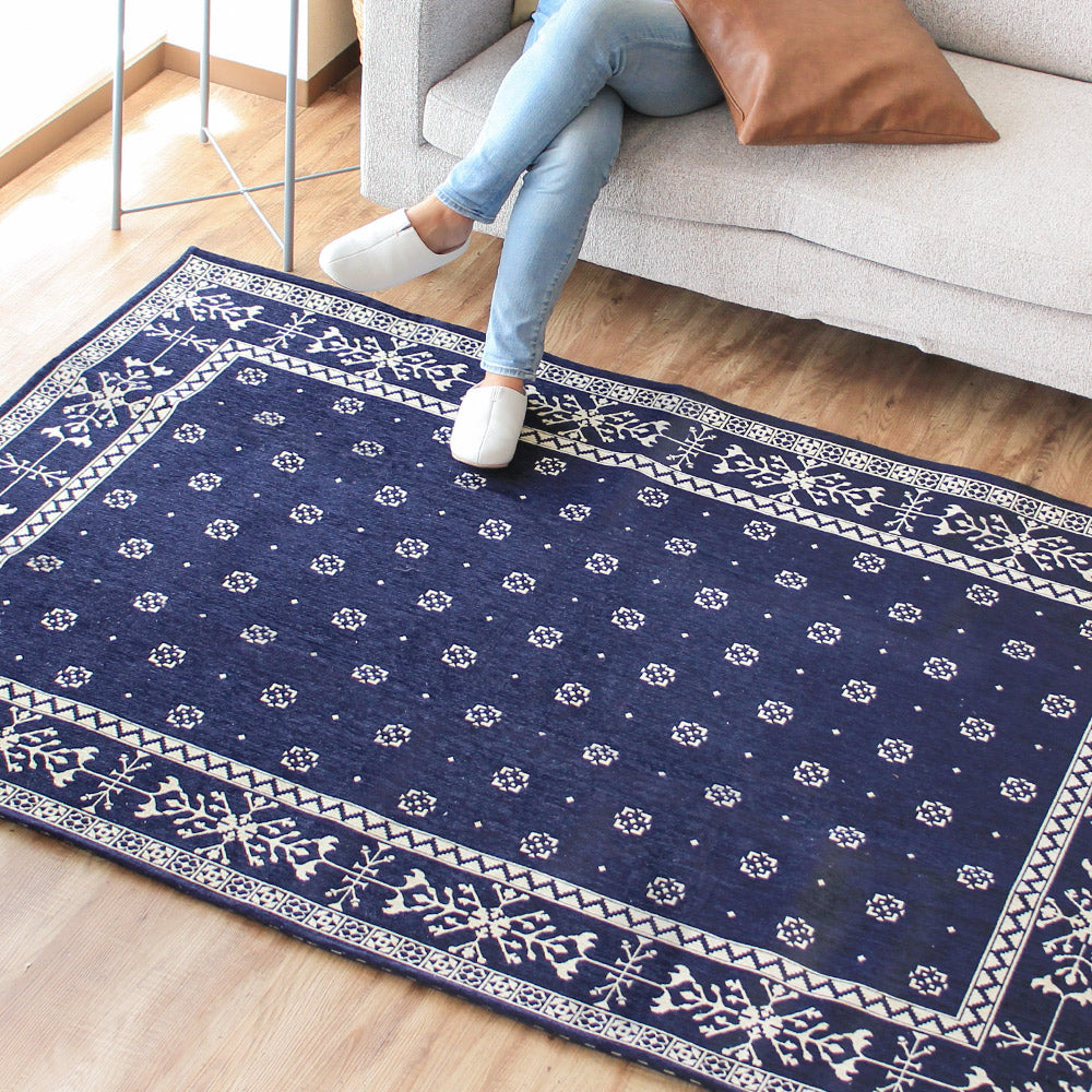 ゴブラン織り ラグ リバル 130×190cm｜手洗いOK 床暖房対応 – 【公式