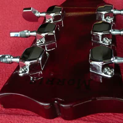 Morris WH-20 Humming Bird Late 70's Red Sunburst | Reverb