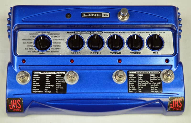 Line 6 MM4 Modulation Modeler Guitar Effects Pedal w/ JHS Mod