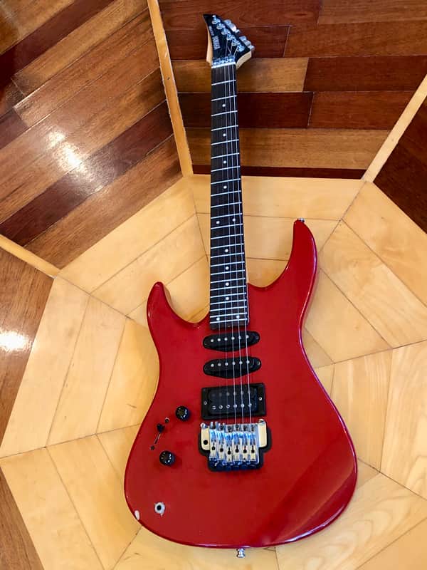 VINTAGE ORIGINAL 1980s Yamaha RGX 312 RED Left Handed Lefty | Reverb