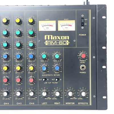 Maxon (Ibanez) RM-60 Rotary 6 Channel Mixer Rare Vintage | Reverb