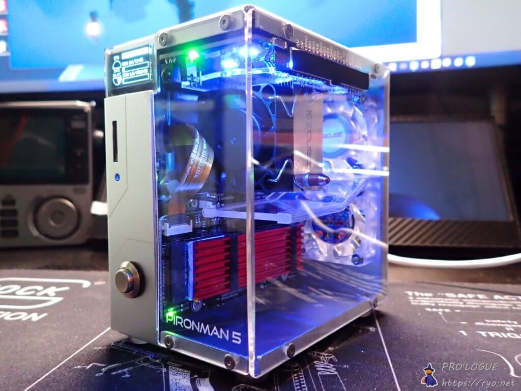 Raspberry Pi] ゲーミングPC風ケース – SunFounder Pironman 5 – | PRO