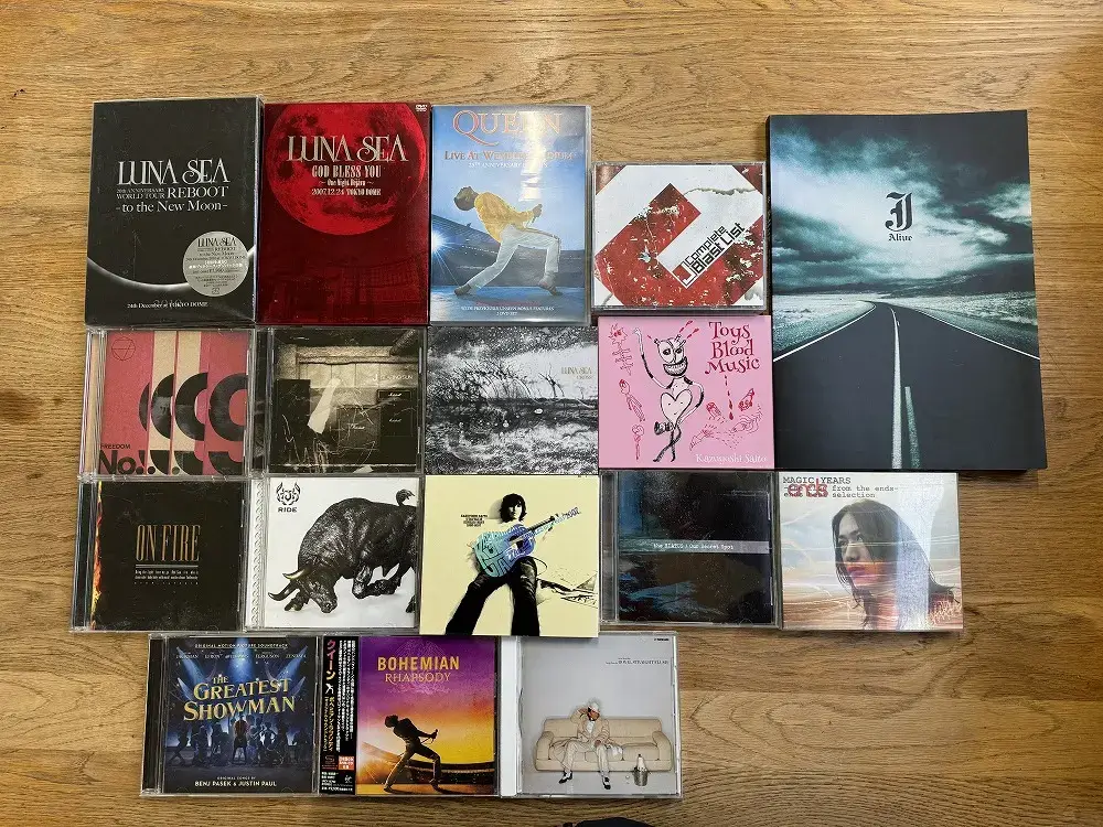 宅配買取】群馬県高崎市のお客様からLUNA SEA、queen、J、ends、沢田