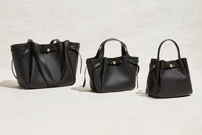 T Monogram Romy Bucket Bag: Women's Designer Crossbody Bags | Tory