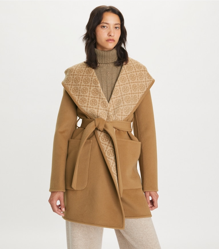 フード ウールコート: レディース コート | Tory Burch JP