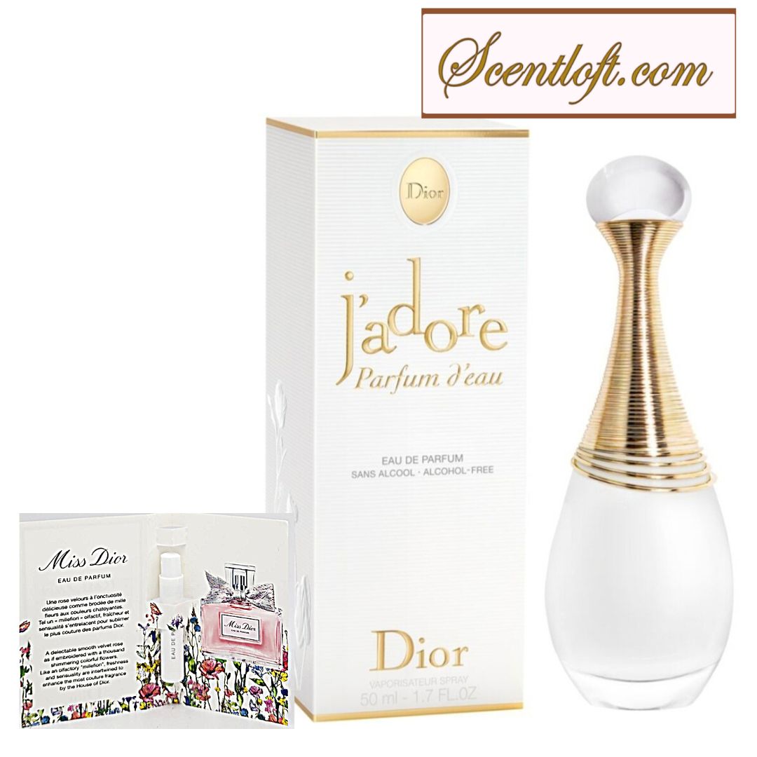 DIOR J'adore Parfum D'eau Sans Alcool (Alcohol-free) EDP 100ml +