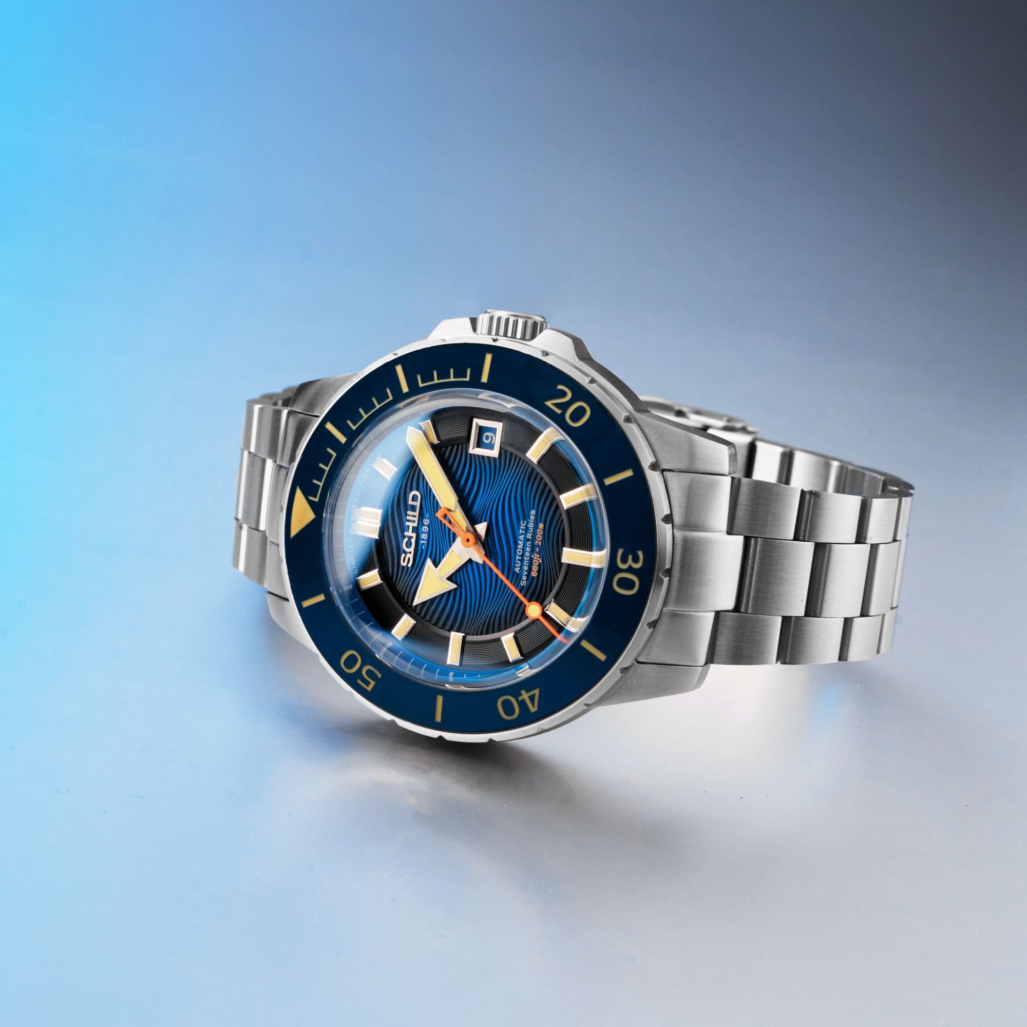 Cobalt Blue | Hermann Swiss Automatic Limited Edition – Schild 1896