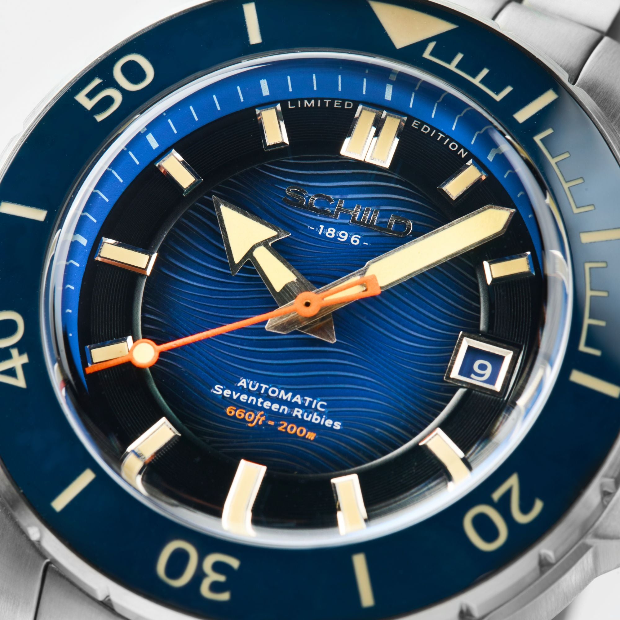 Cobalt Blue | Hermann Swiss Automatic Limited Edition – Schild 1896