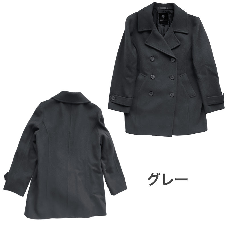 スクールコート ピーコート 学生 女子 スクール アンゴラ混 S～LL