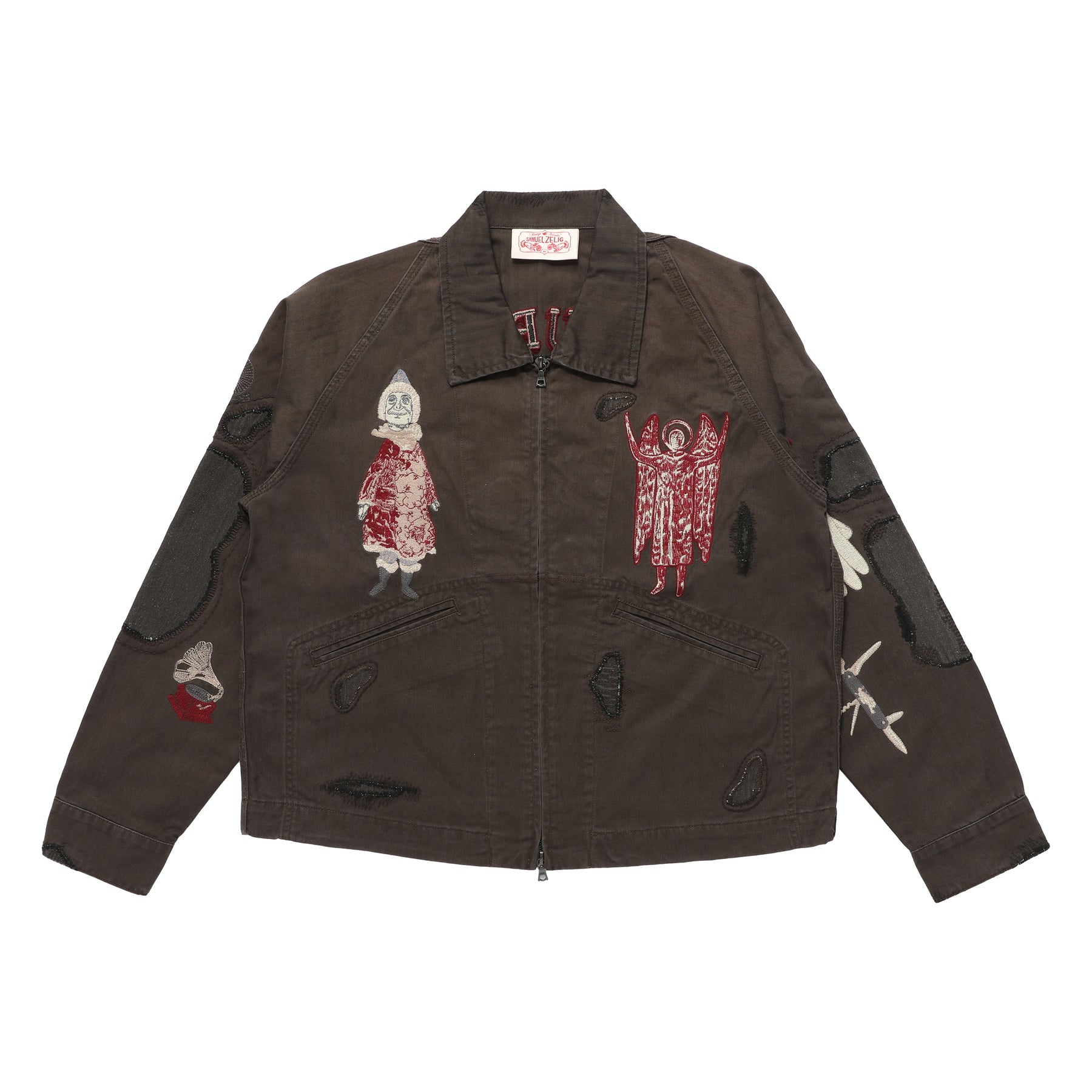 Antique Zip Jacket - Vintage Black – Samuel Zelig