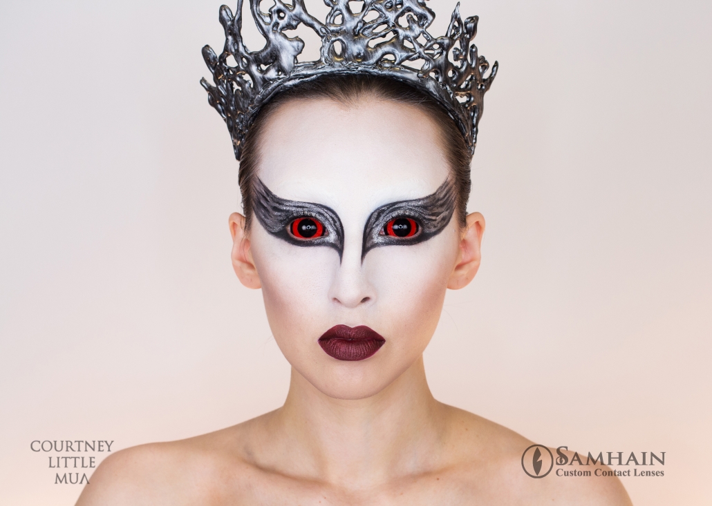 Black Swan [One Lens] - Samhain Contact Lenses