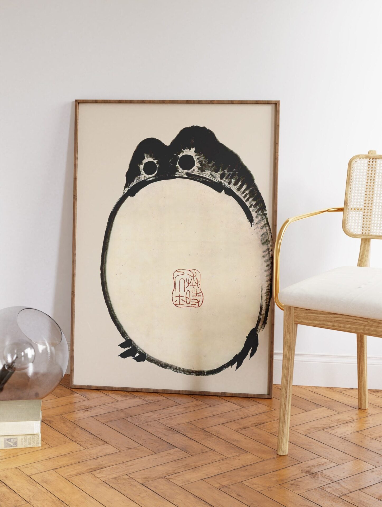 Japanese Frog Poster, Matsumoto Hoji Print – SAMILA HOME