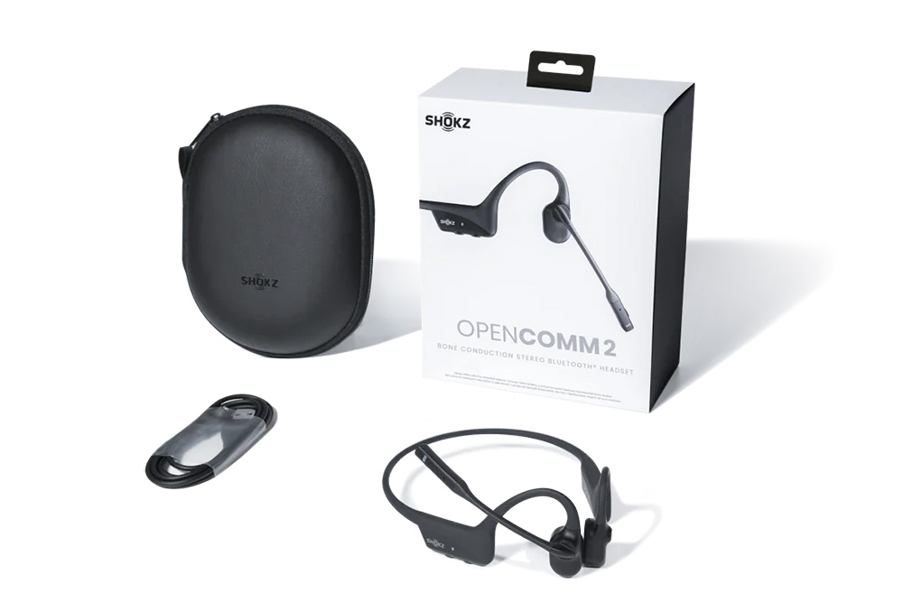 Shokz 骨伝導ヘッドセット OPENCOMM2（SKZ-EP-000022