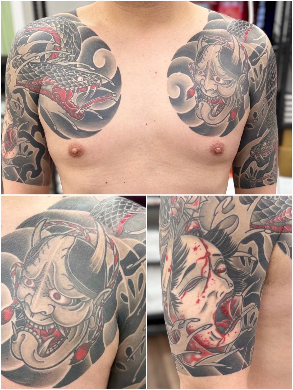 和彫り・大サイズフォト一覧｜参代目彫屋 神戸市長田区板宿 刺青 タトゥー