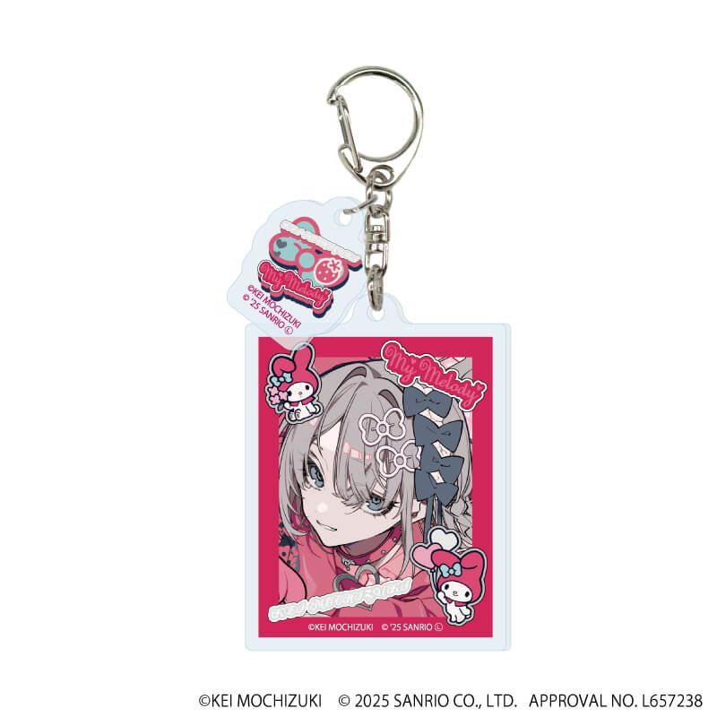望月けい×サンリオキャラクターズ｜パーツ付きアクリルキーホルダー