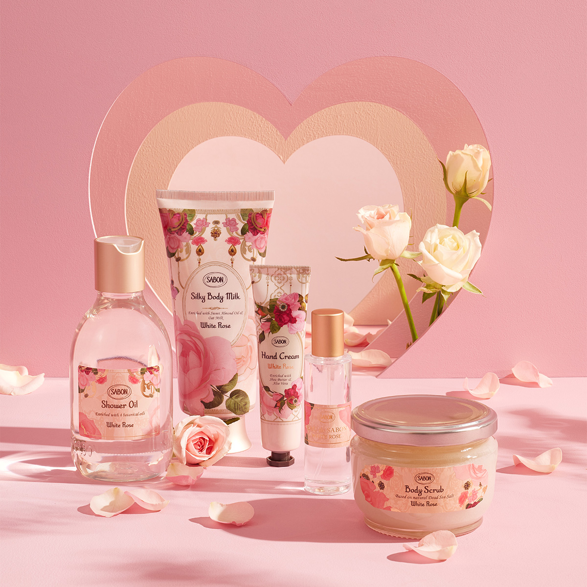 ボディケアキット (ホワイト・ローズ)』 | SABON (サボン)
