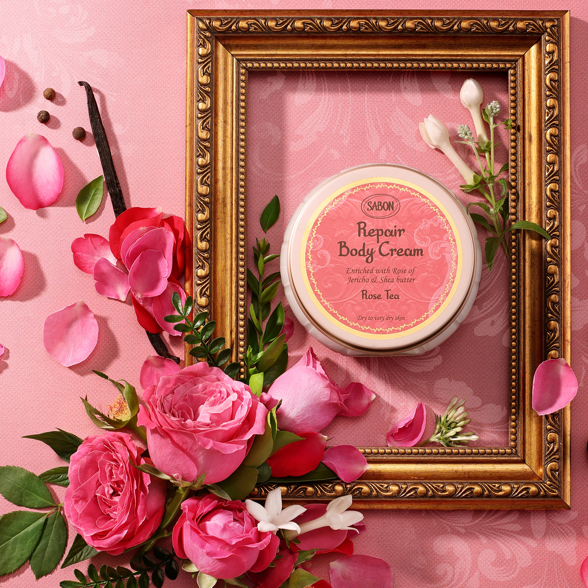 リペアボディクリーム (ローズティー)』 | SABON (サボン)