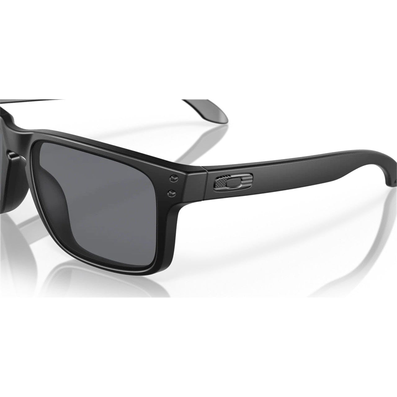 Oakley SI Holbrook Sunglasses Black with USA Flag Grey Lens