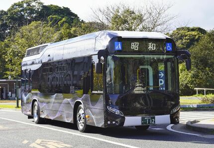 写真・画像】再エネ由来の水素バスを運行 九州電力と九州大学 | | 全国