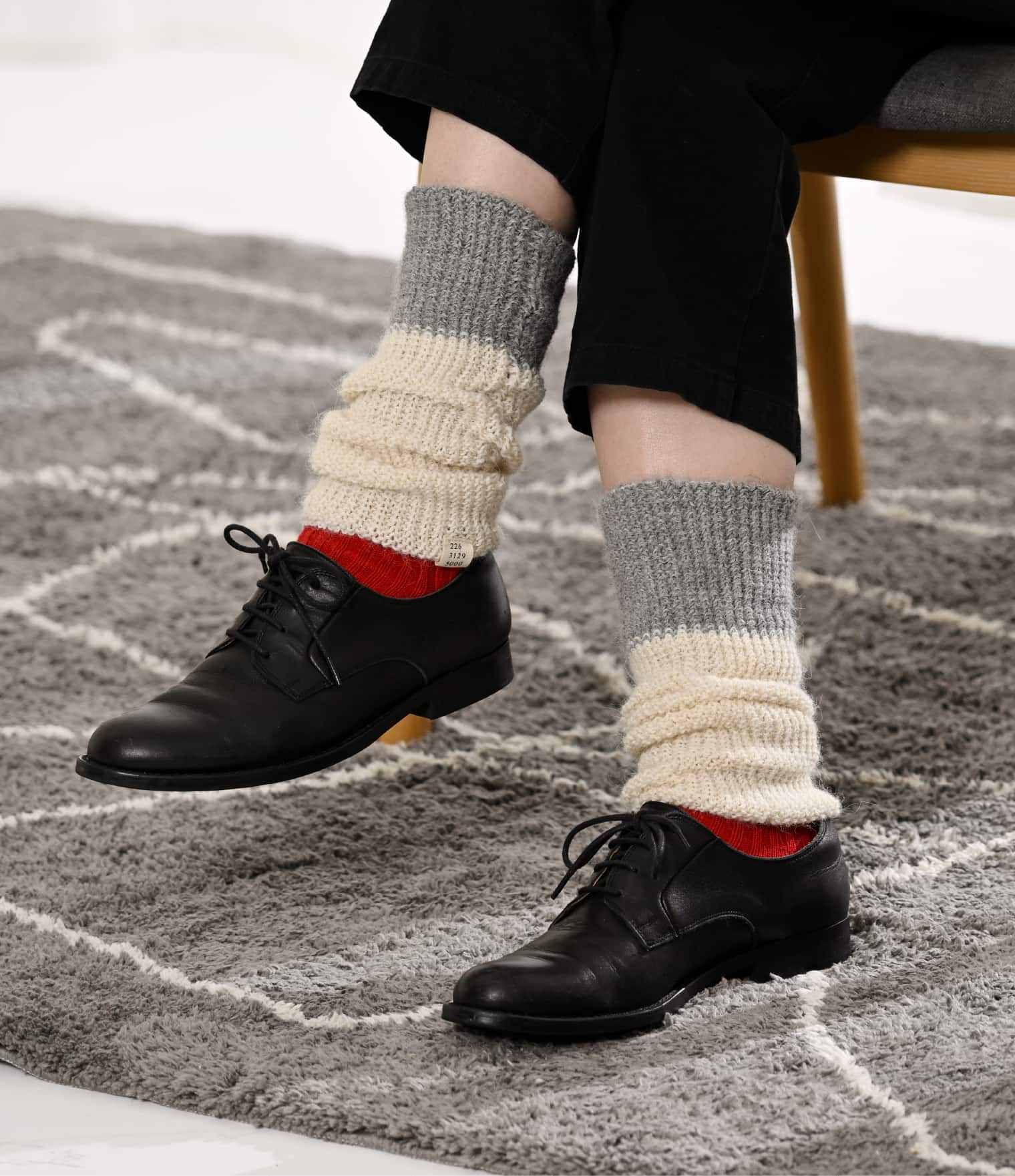 あしをつつむ / のびるニットレッグウォーマー 厚手アルパカ（ネコポス