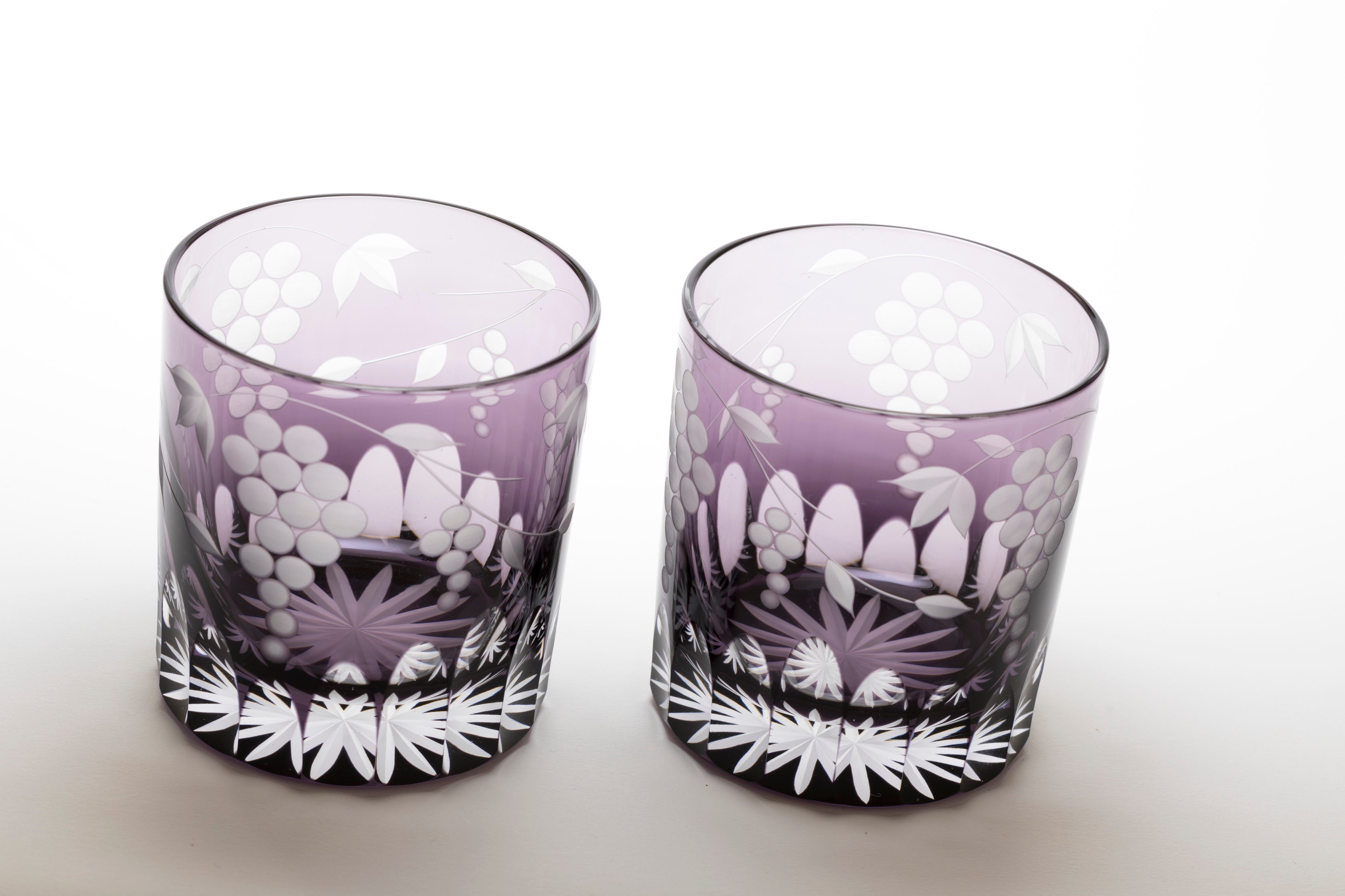 M-155-2V 葡萄文様 オールド ペア – 硝子工房 彩鳳