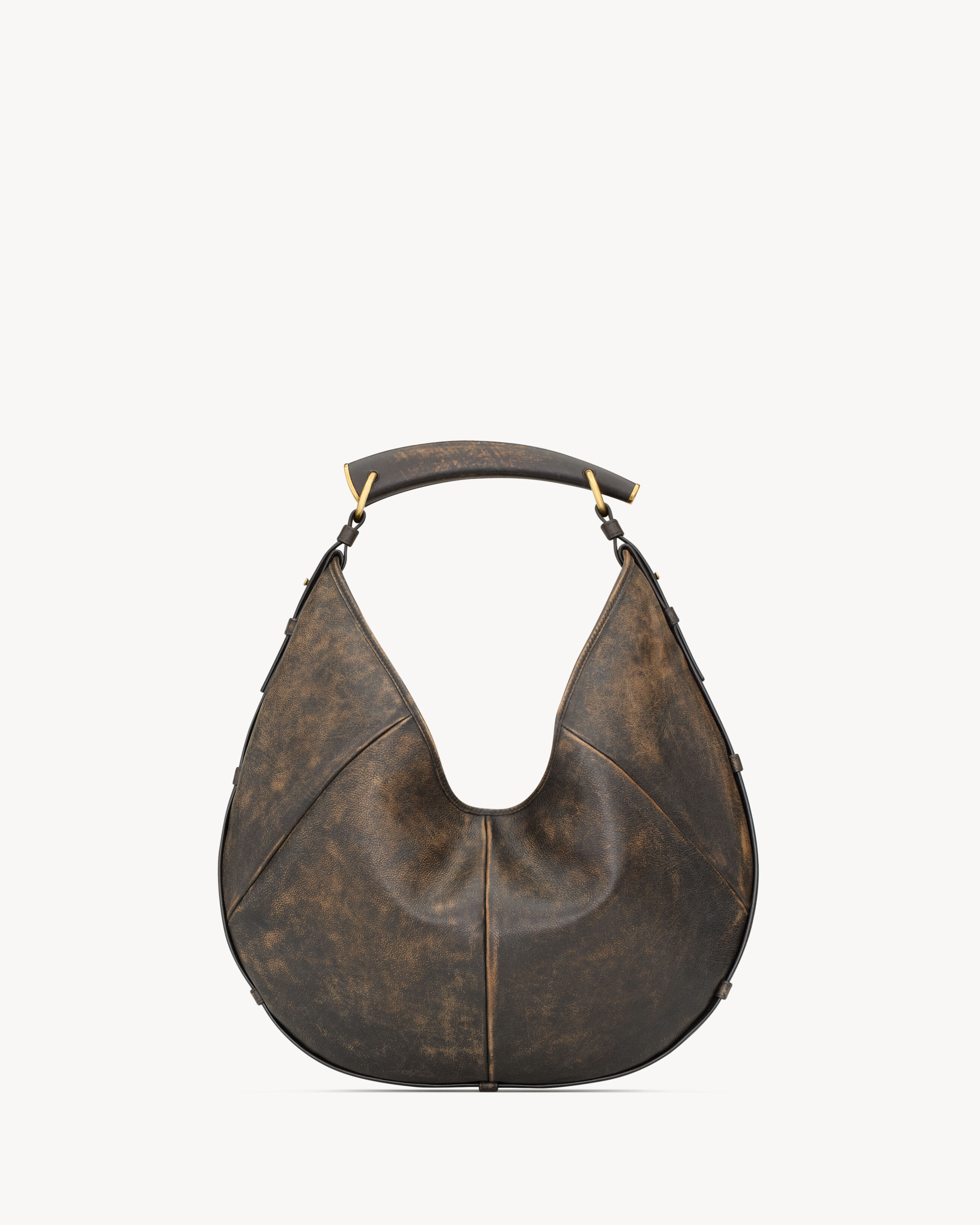 MOMBASA medium in vintage leather in Brown | Saint Laurent | YSL EN-US