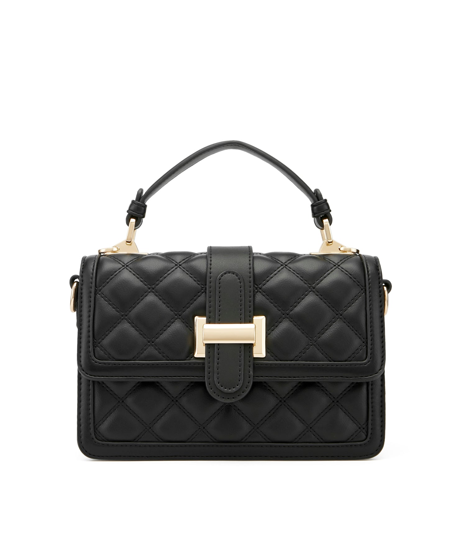 牛床革キルティングショルダーバッグjsn412374415 ブラック – [公式