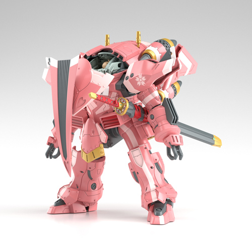 BANDAI SPIRITSより「HG 1/24 霊子戦闘機・試製桜武」天宮さくら機