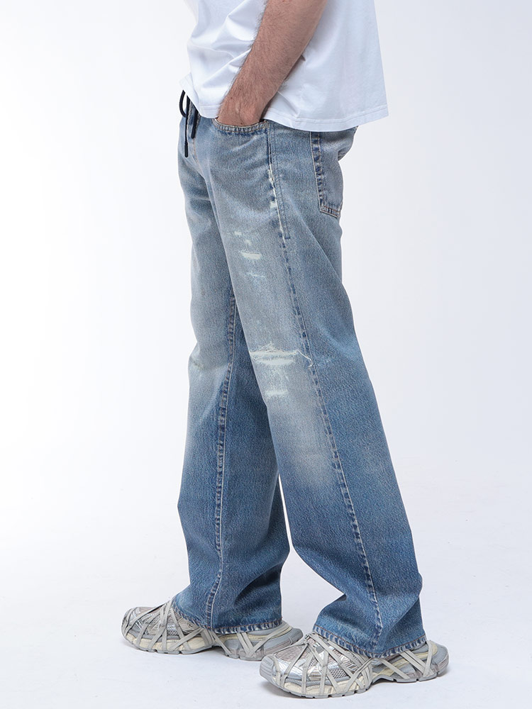 DIESEL (ディーゼル) ウエストコード ジップフライ JOGG ジーンズ D