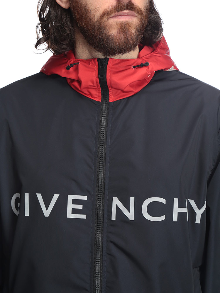 GIVENCHY (ジバンシィ) スターフード フルジップ ウインドブレーカー