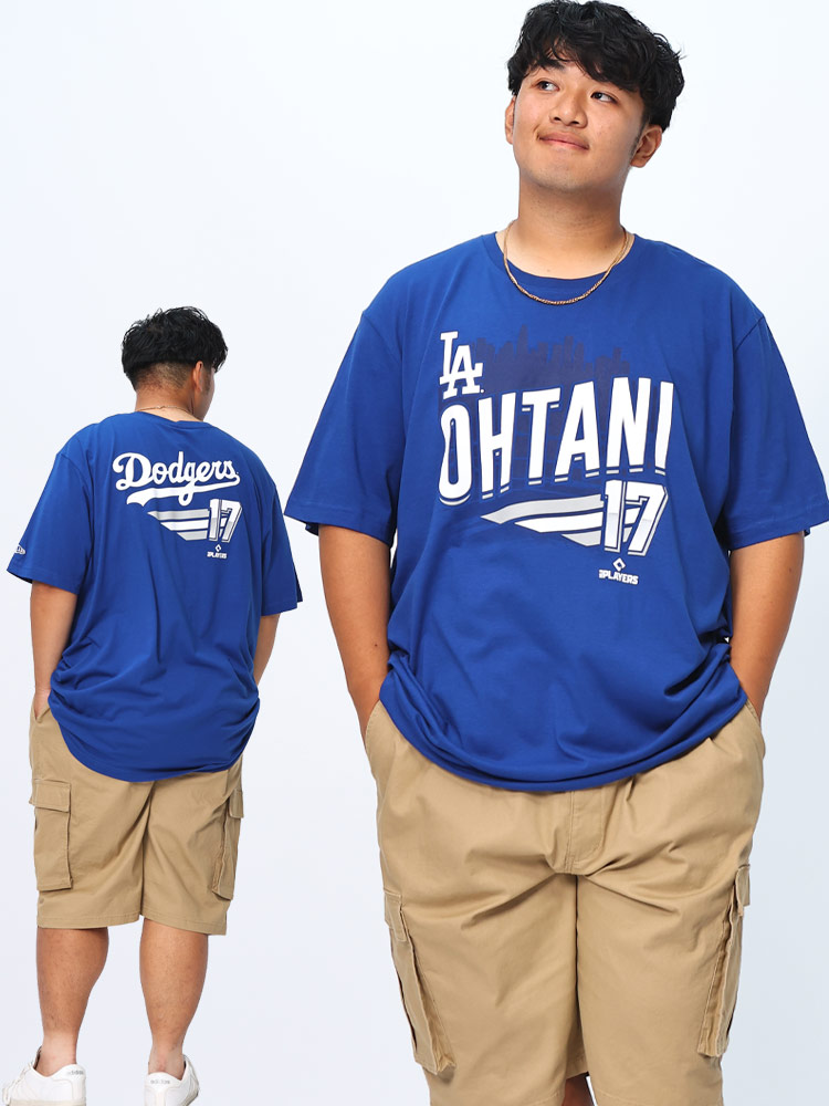 半袖 Tシャツ NEW ERA×MLB ドジャース 大谷翔平 背番号バックプリント