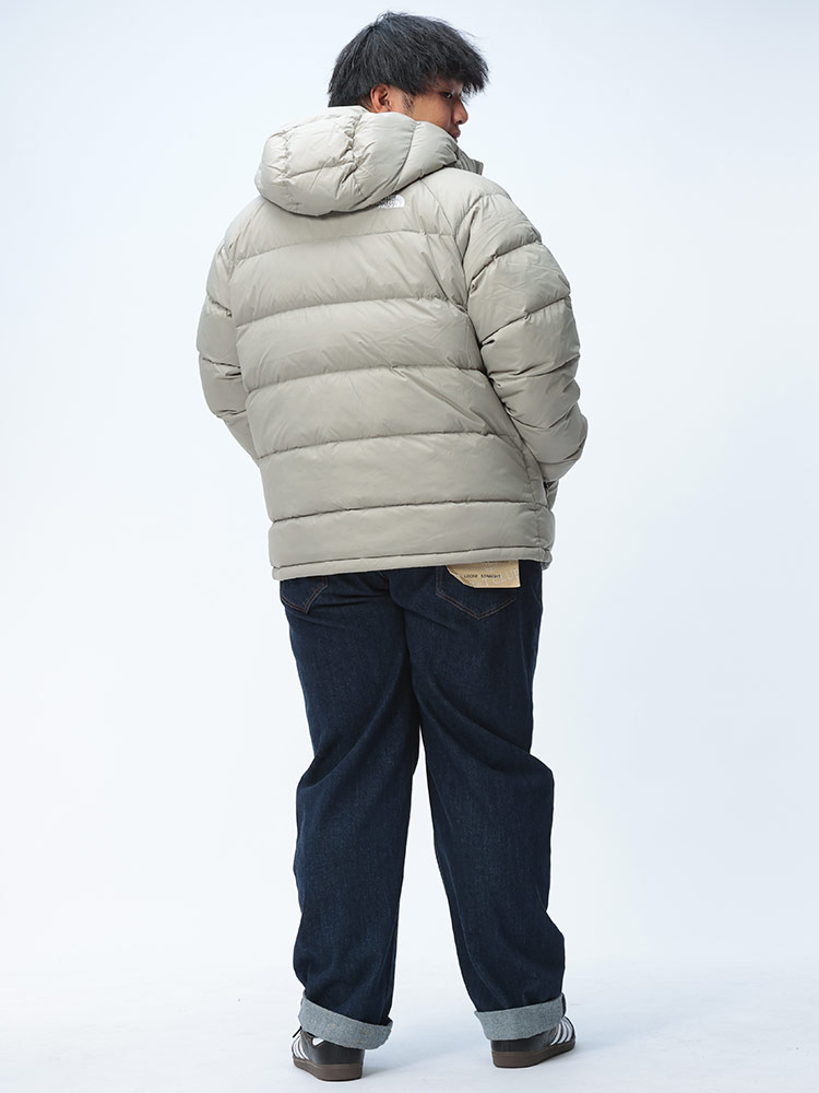 ダウンジャケット ナイロン ロゴ刺繍 M HYDRENALITE DOWN HOODIE