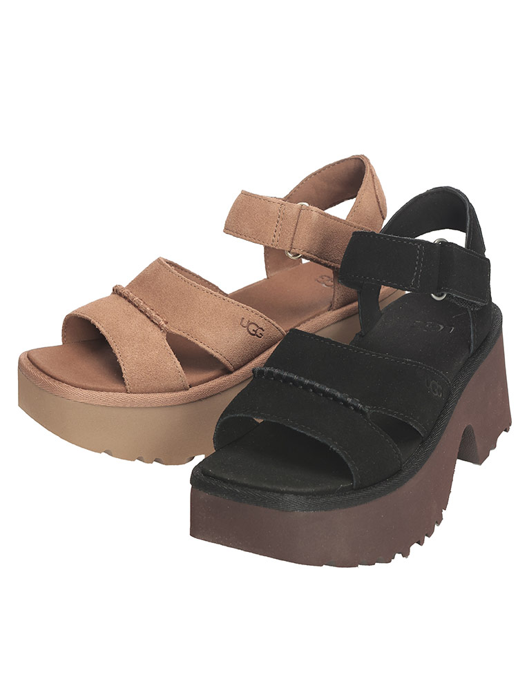 UGG (アグ) ストラップ 厚底サンダル NEW HIEGHTS ANKLE STRAP