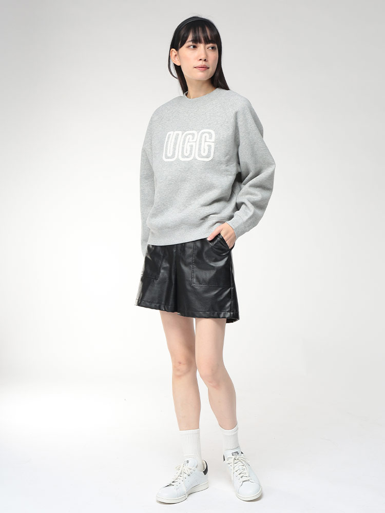 UGG (アグ) 裏起毛 BIGロゴ クルーネック トレーナー UGGL1171477