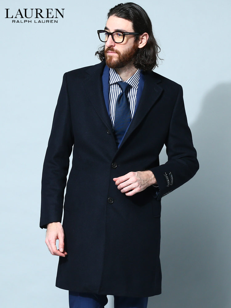 LAUREN RALPH LAUREN (ローレン ラルフローレン) カシミヤ混 シングル