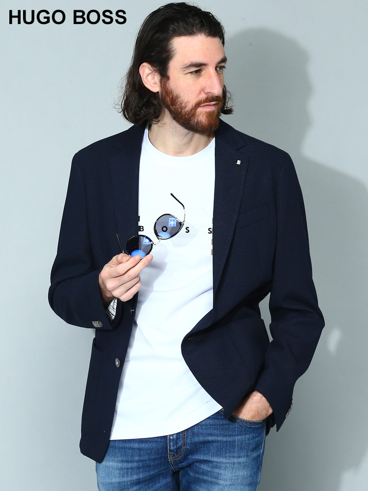 HUGO BOSS (ヒューゴボス) ストレッチ シングル ブレザー SLIMFIT