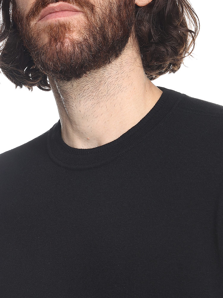 STONE ISLAND (ストーンアイランド) 袖ロゴ クルーネック 長袖 ニット