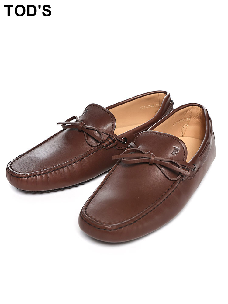 TOD'S (トッズ) レザー チェーン モカシンシューズ TDXXM42C0FJD90